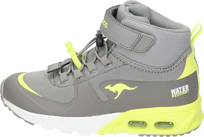 KangaROOS Unisex Kinder Kx-Hydro Sneaker 27 EU Ultimate Grey Limetta, 27 EU Ultimate Grey Limetta