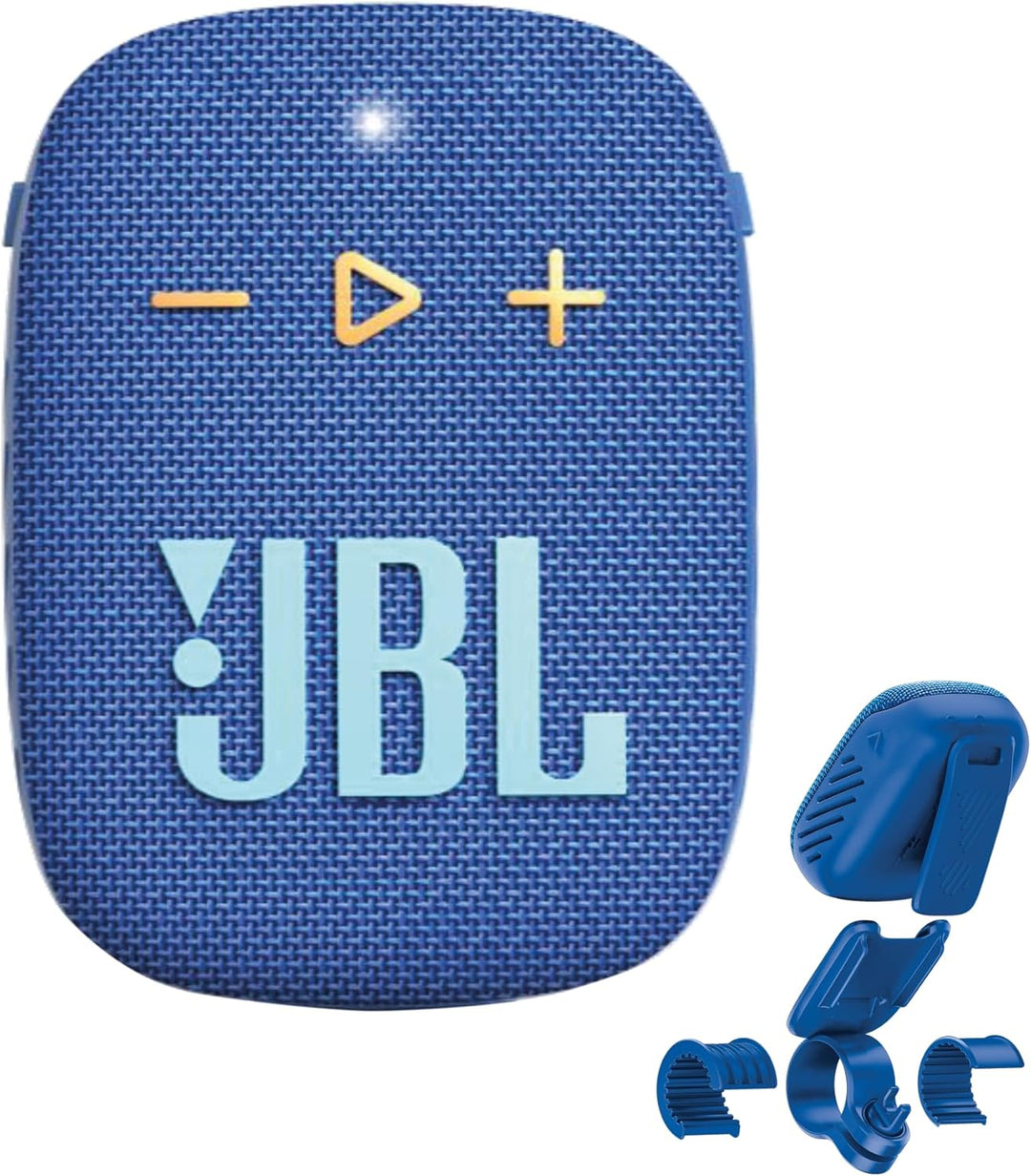 JBL Box Wind 3S Tragbarer Mini Bluetooth Lautsprecher Wasserdicht mit Clip für Sport, Fahrrad und Ro