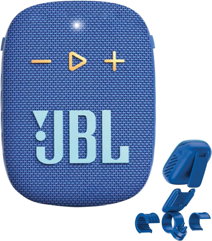 JBL Box Wind 3S Tragbarer Mini Bluetooth Lautsprecher Wasserdicht mit Clip für Sport, Fahrrad und Ro