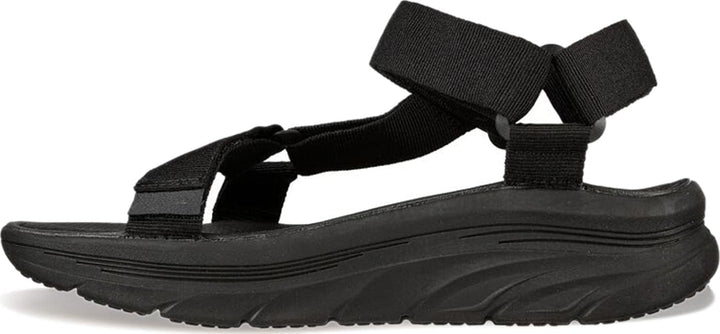 Skechers Herren D'lux Walker Schiebe-Sandalen 43 EU Schwarz, 43 EU Schwarz