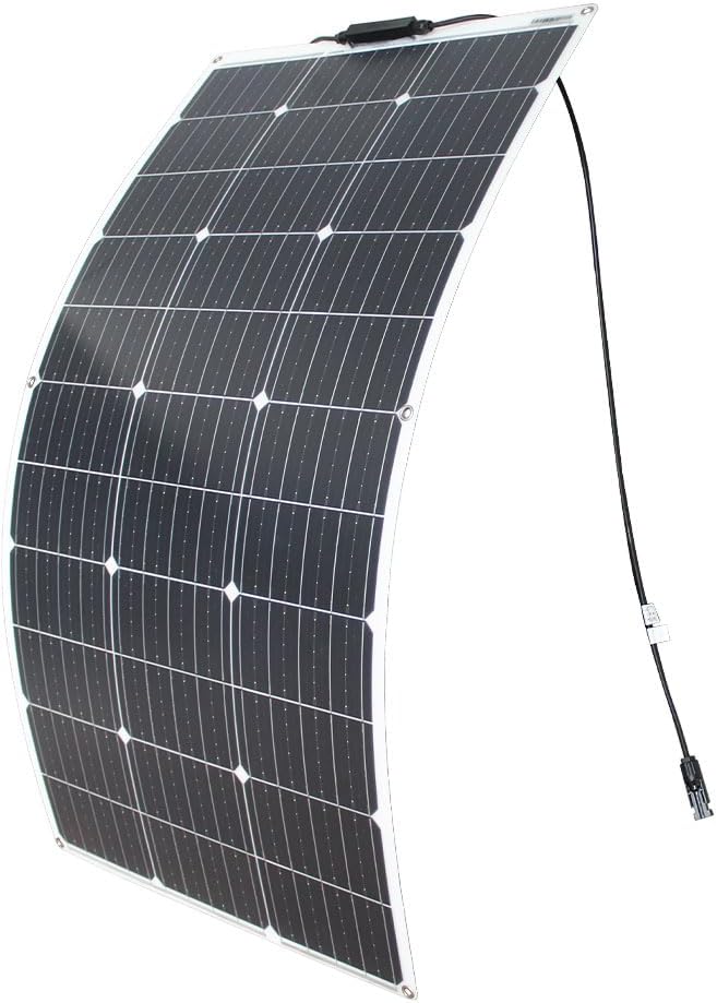 Solarpanel 600W Flexible Solarmodul 6 stücke 100W 12V Monokristallin Photovoltaik Solarzelle Outdoor