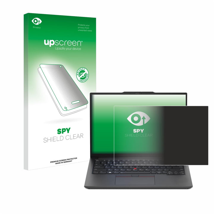 upscreen Anti-Spy Blickschutzfolie für Lenovo ThinkPad E14 Gen 5 Made in Germany, Privacy Screen Dis