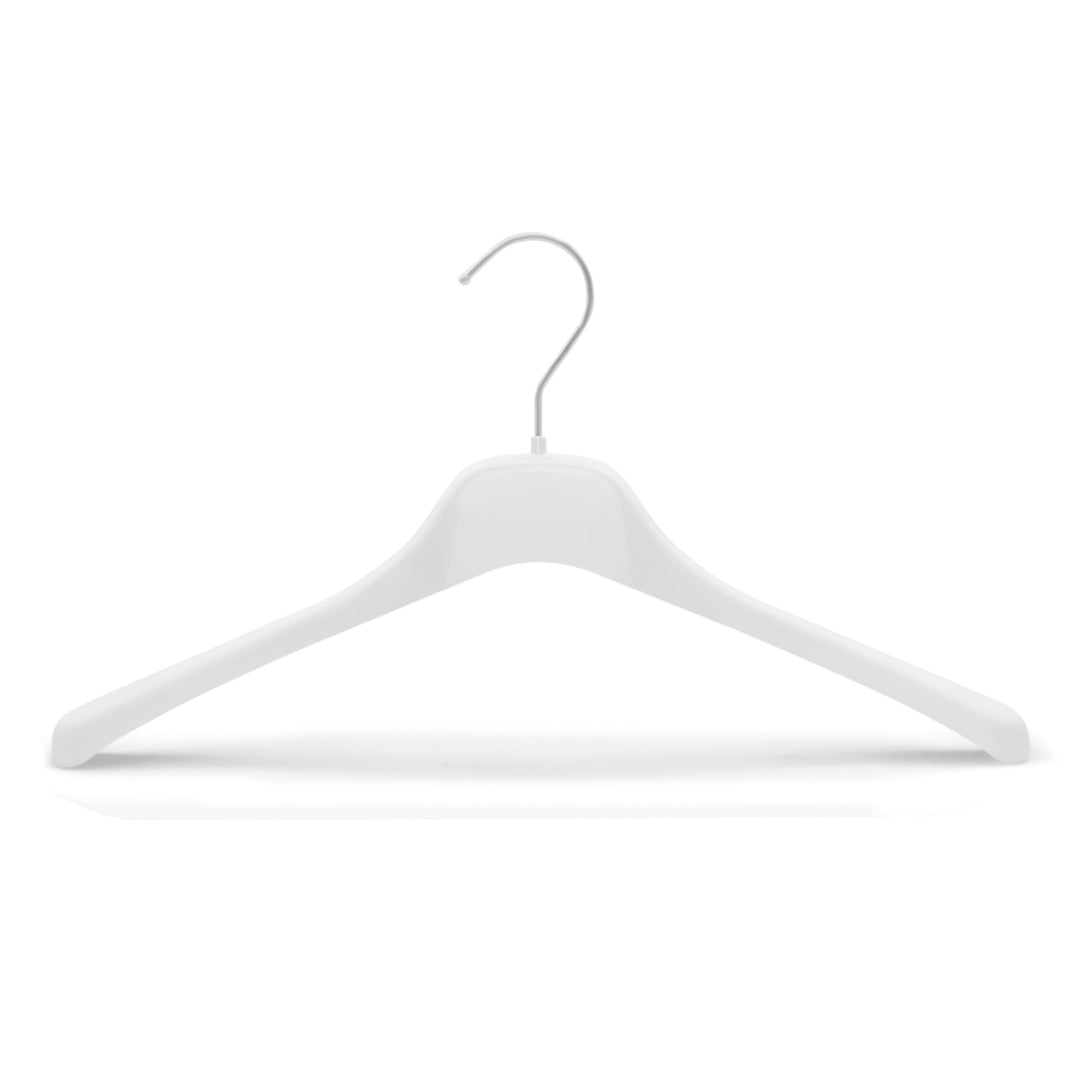 Kiroplast Kleiderbügel für Hemden, T-Shirts, Kleiderbügel aus Kunststoff, platzsparend, rutschfest,