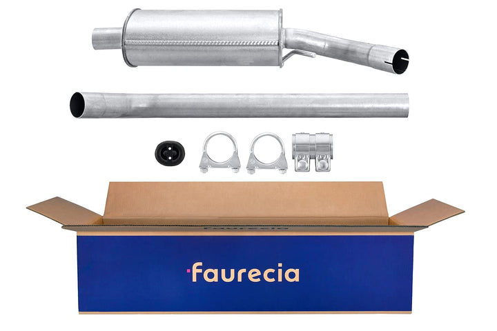 HELLA 8LB 366 022-941 Vorschalldämpfer - Easy2Fit® Kit - vorne - zweiteilig - Set mit Anbauteilen