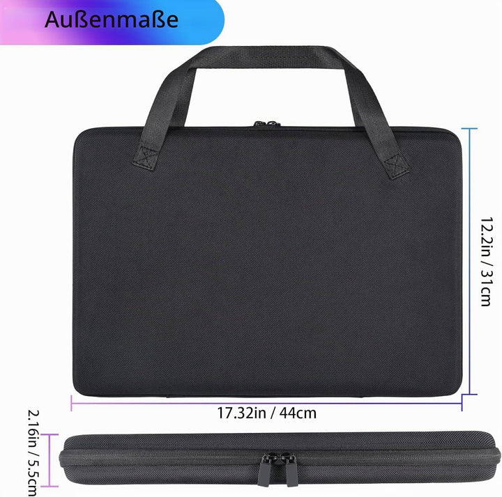 co2CREA Hart Reise Schutz Hülle Etui Tasche für Akai Professional APC64 Ableton MIDI Controller(Nur