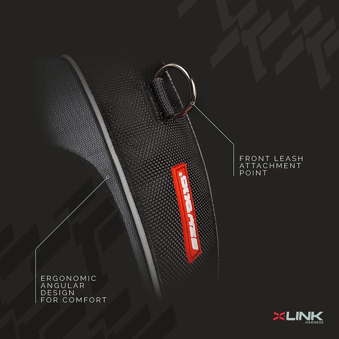 EzyDog No-Pull Hundegeschirr für Mittelgrosse und Grosse Hunde, X-Link Anti Zug Geschirr Hund Verste