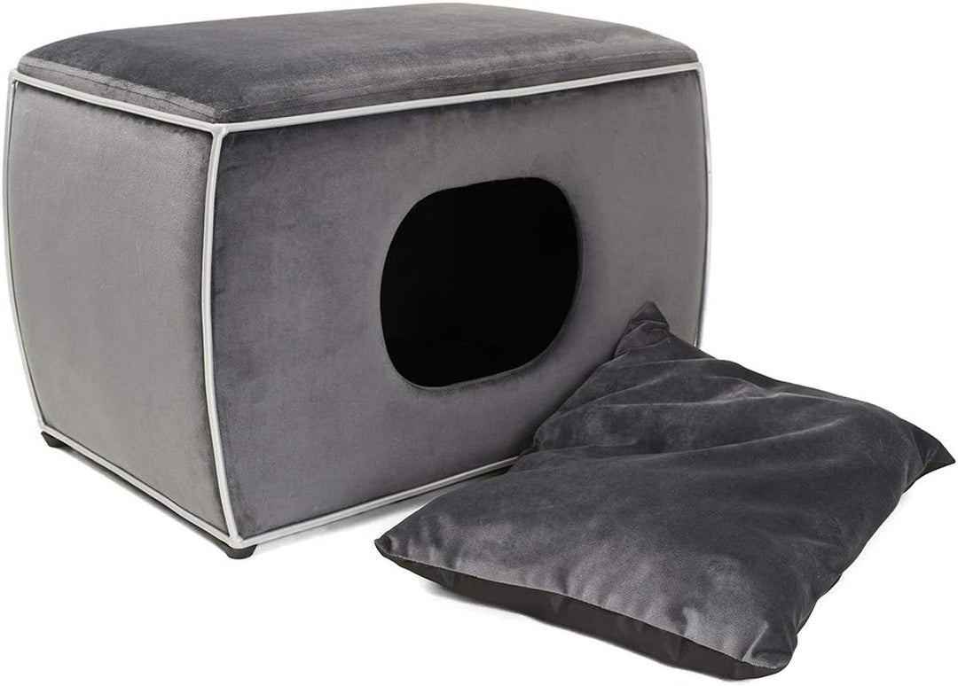 CanadianCat Company | Cat Cave Nelson | Grijs | Kattenmand, knuffelgrot voor katten