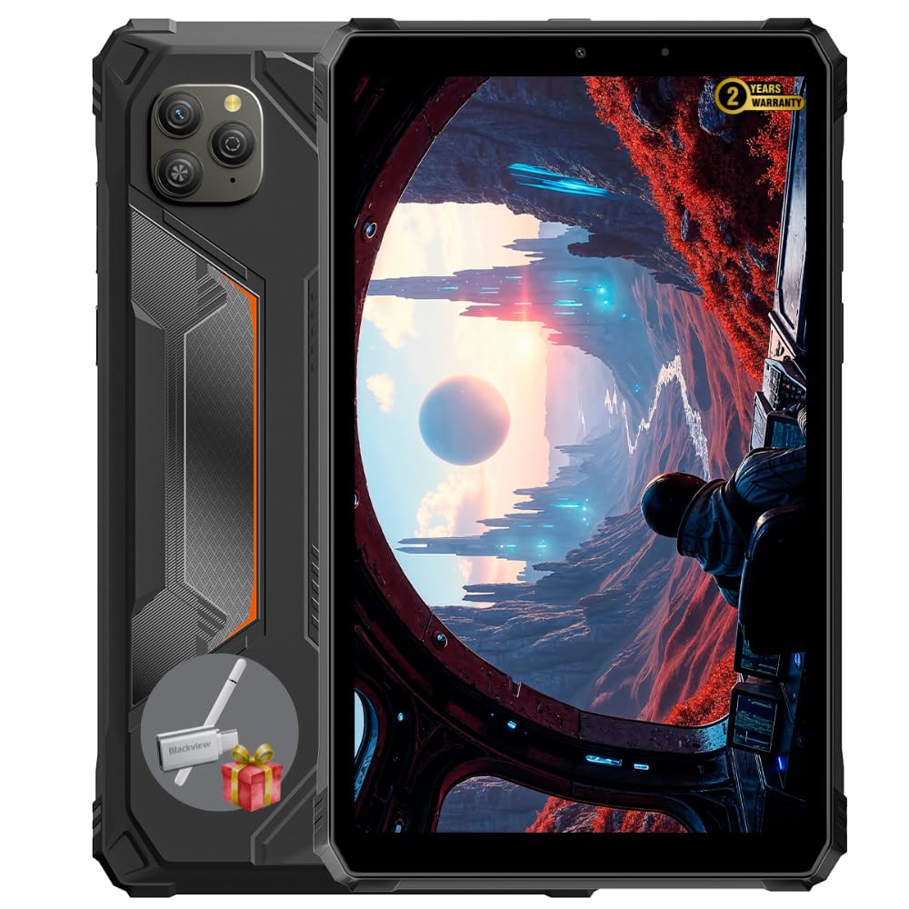 Blackview Active 5 | 8,68" 90Hz Display | 24GB RAM + 128GB (2TB) | Schwarz | Android 15 | 16MP + 13M