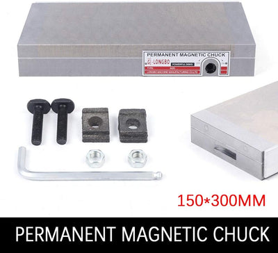 Futchoy 150x300mm Magnetspannplatte Magnetfutter Permanente Magnet Spannplatten Permanente Klemmplat
