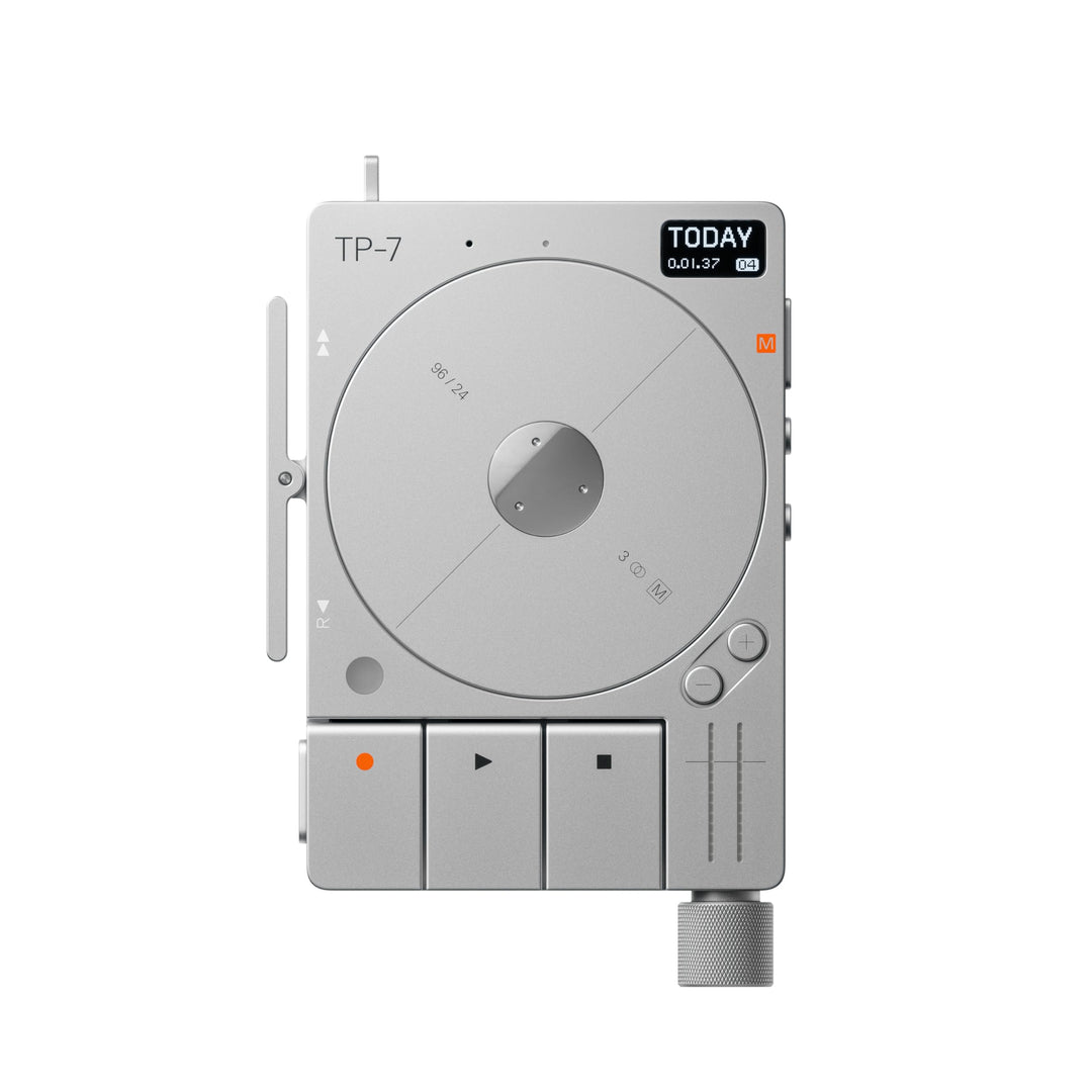 teenage engineering TP–7 tragbares Aufnahmegerät, mit USB-C-Audiointerface, Bluetooth, internes Mikr