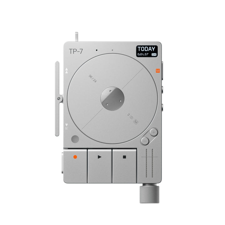 teenage engineering TP–7 tragbares Aufnahmegerät, mit USB-C-Audiointerface, Bluetooth, internes Mikr