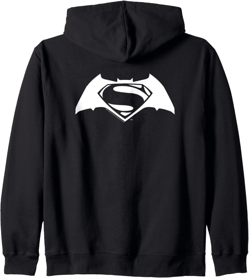 Batman v Superman Simple White Logo Kapuzenjacke