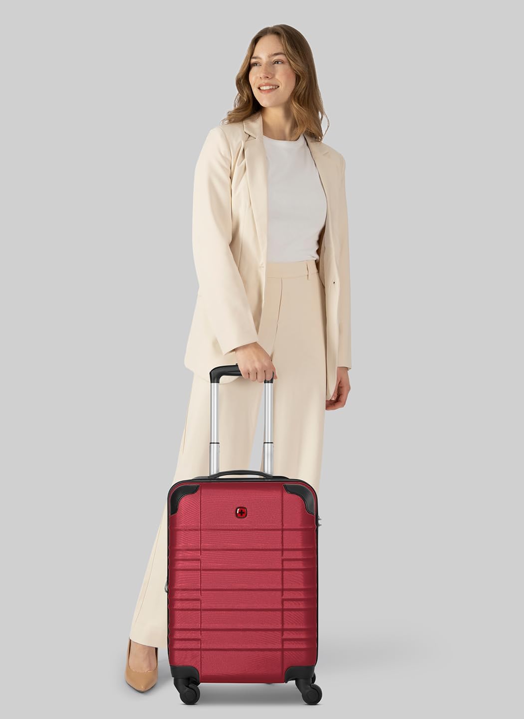 WENGER Kabinen-Koffer für Damen und Herren | Kleiner Cabin-Trolley 37 x 23 x 53 cm aus hochwertigem,