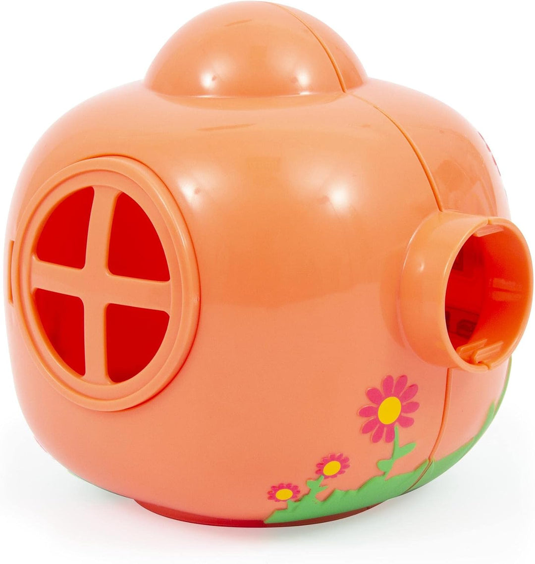 Giochi Preziosi Barbapapa Barpapapà-Lachs-Häuschen mit Blumenmalerei aussen Tür und Fenster zum Öffn