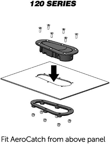 Aerocatch 120-2000 Mount Hood Pins Black
