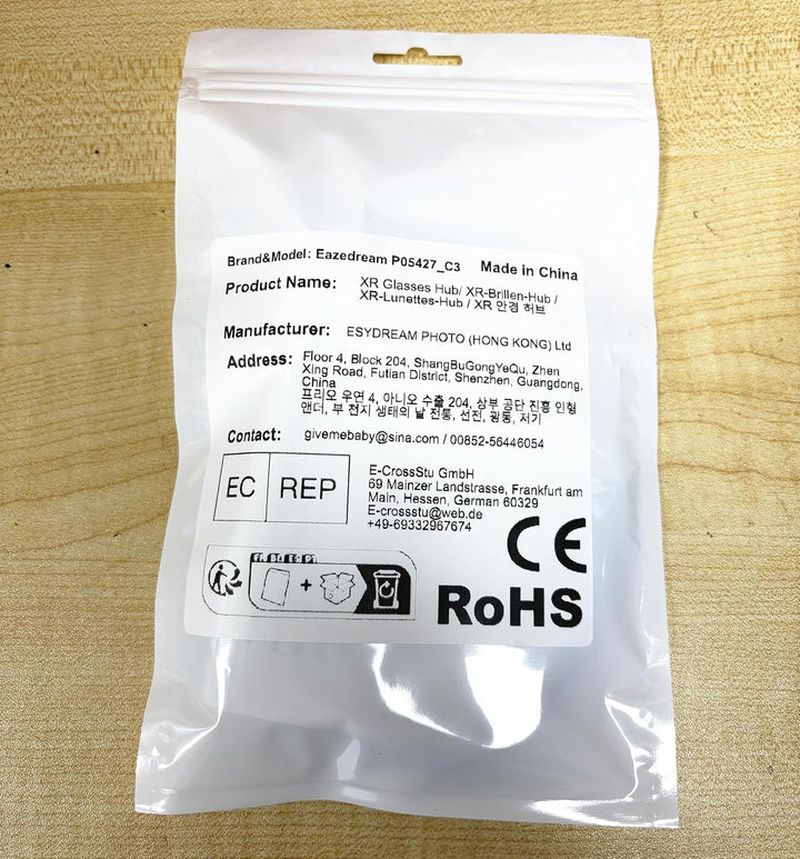 Type-C Hub Adapter für Viture Xreal Rokid Rayneo AR Brille (3 USB-C), 3 USB-C
