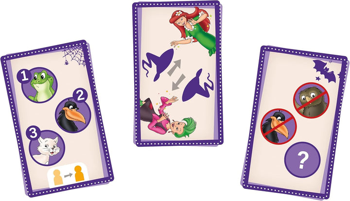 Schmidt Spiele 40658 Bibi Blocksberg, Der verhexte Hexenhut, Memo und Aktionsspiel, Kinderspiel