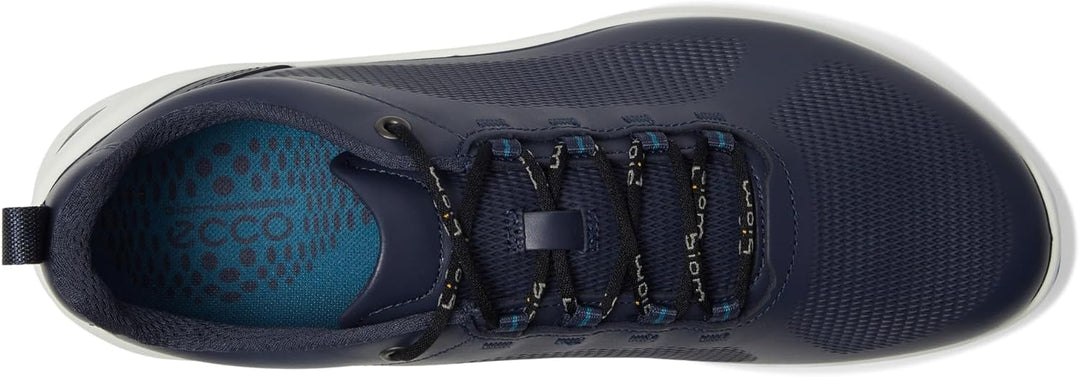 ECCO Herren BiomfjuelmSneaker 39 EU Blau Weiss, 39 EU Blau Weiss
