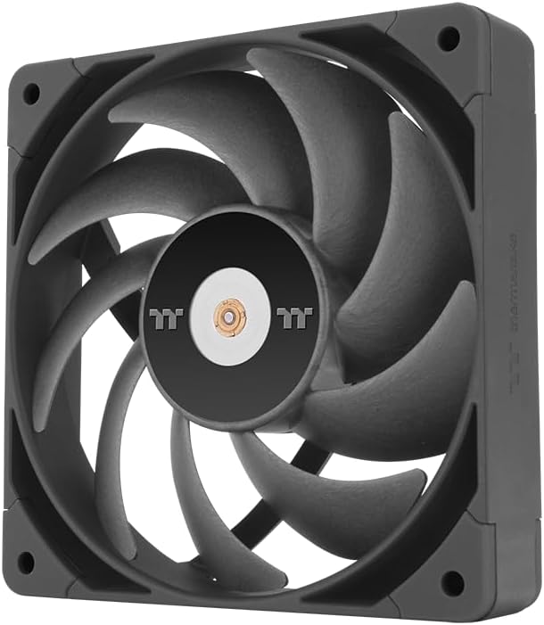 Thermaltake TOUGHFAN 12 Pro PC Cooling Fan | 1 Pack Black 1 x Fächerpackung 120MM Schwarz, 1 x Fäche