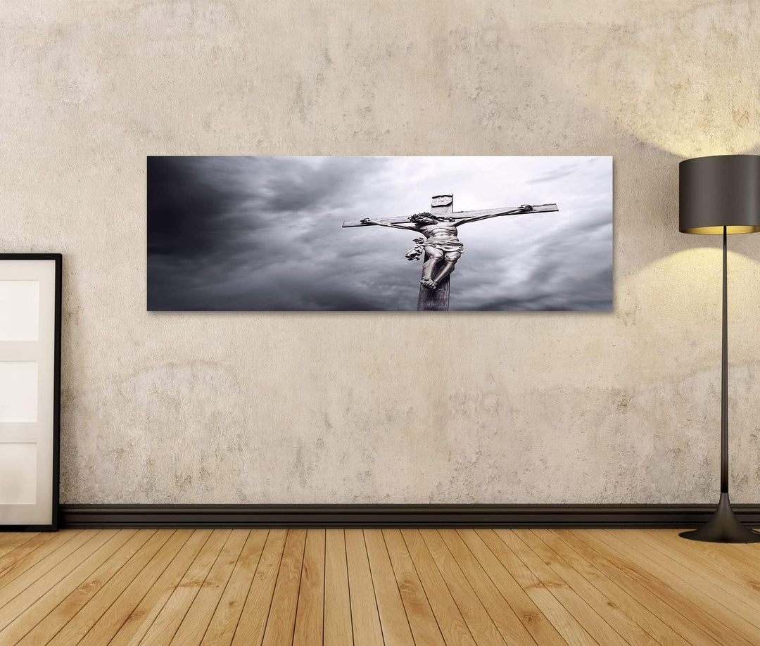 islandburner Bild auf Leinwand Kreuzigung Von Jesus Christus Wandbild Poster Kunstdruck Bilder Forma