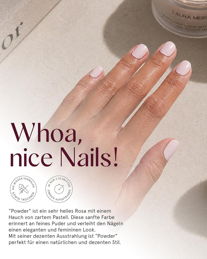 Maniko® UV Gel Strips - Selbstklebende Nagelfolie für bis zu 2 Anwendungen - Vegan & langanhaltend -