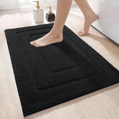DEXI Badteppich rutschfeste,weicher Badezimmerteppich Wasserabsorbierend Badematte maschinenwaschbar