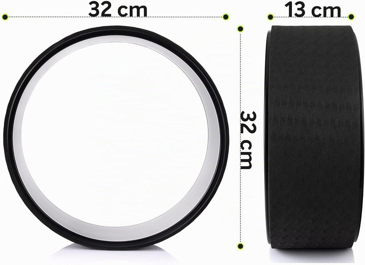 Fizyo Yoga Wheel Ø 32 cm – Yogarad für effektives Rücken-Training & Schmerzlinderung – Stabil, Rutsc
