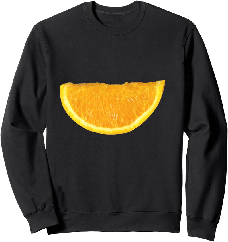 Orangenfrucht-Keil Sweatshirt