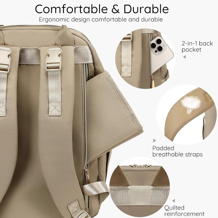 AIJIEKE Wickeltasche Rucksack, multifunktionale, wasserdichte Wickeltasche, Reiseutensilien, Babytas
