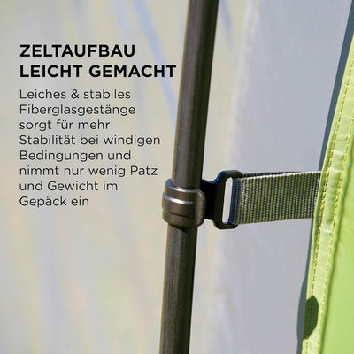 Coleman 205111 Zelt Coastline 3 Personen mit Wohnbereich, Grün