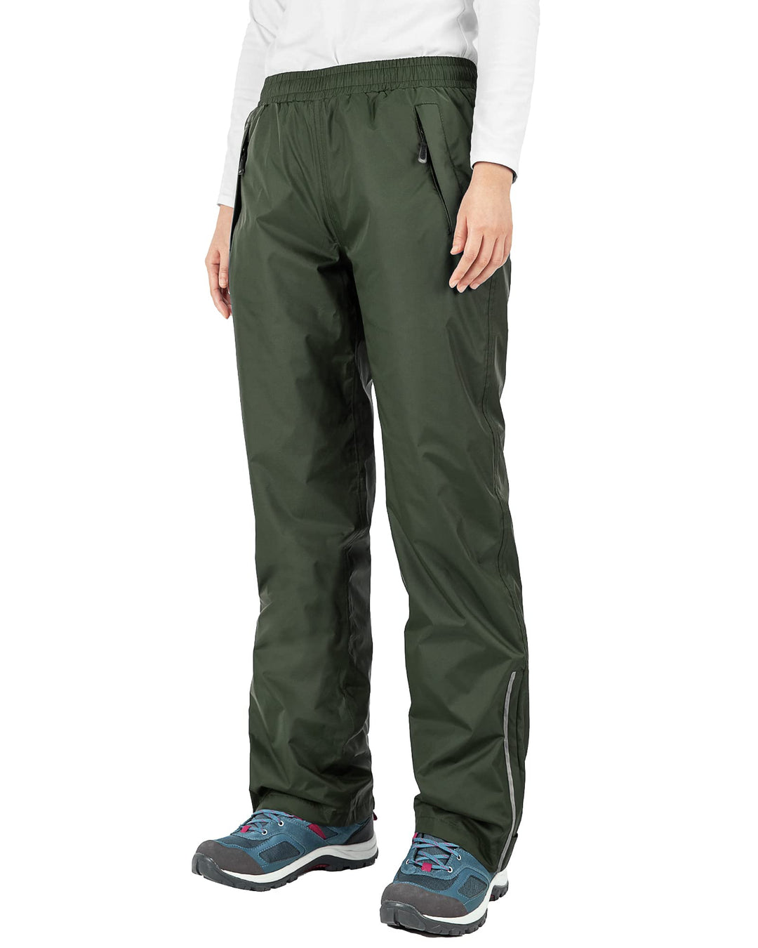 33,000ft Regenhose Damen Wasserdicht Atmungsaktive Fahrrad Überziehhose Leichte Wanderhose Winddicht