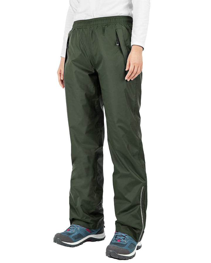 33,000ft Regenhose Damen Wasserdicht Atmungsaktive Fahrrad Überziehhose Leichte Wanderhose Winddicht