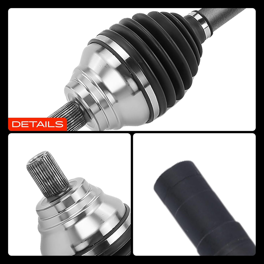 Frankberg Antriebswelle Vorne Rechts Kompatibel mit A3 8P 2003-2013 Octavia II 1Z 2004-2013 Golf Plu