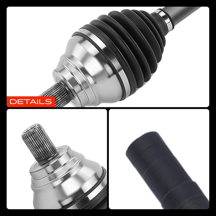 Frankberg Antriebswelle Vorne Rechts Kompatibel mit A3 8P 2003-2013 Octavia II 1Z 2004-2013 Golf Plu