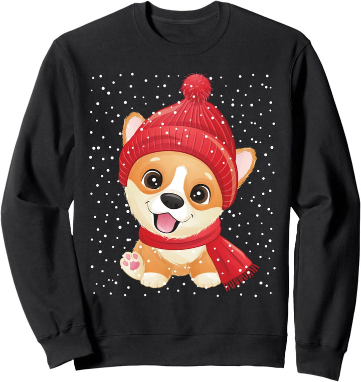 Cute Christmas Corgi Dog Lover Gift - Weihnachts-Corgi Sweatshirt