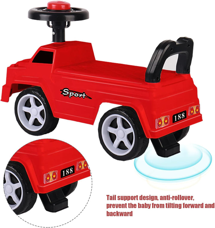 Lauflernhilfe für Babys, Reitspielzeug für Kinder, Spielzeugauto für Babys, 48 x 22 x 34 cm, mit sic