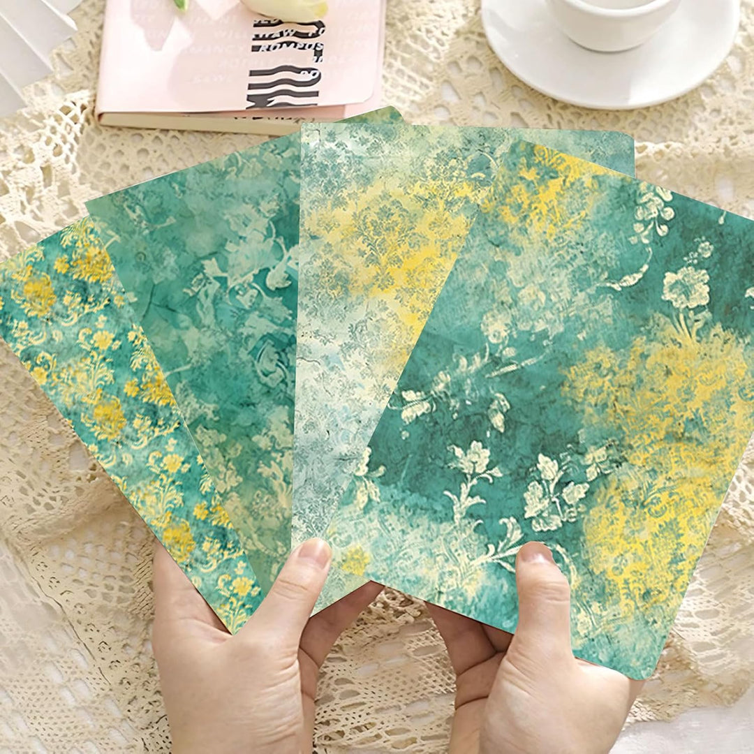 48 Stück Designpapier Block mit Muster Doppelseitiges Scrapbook Papier Decoupage Papier Hintergrundp