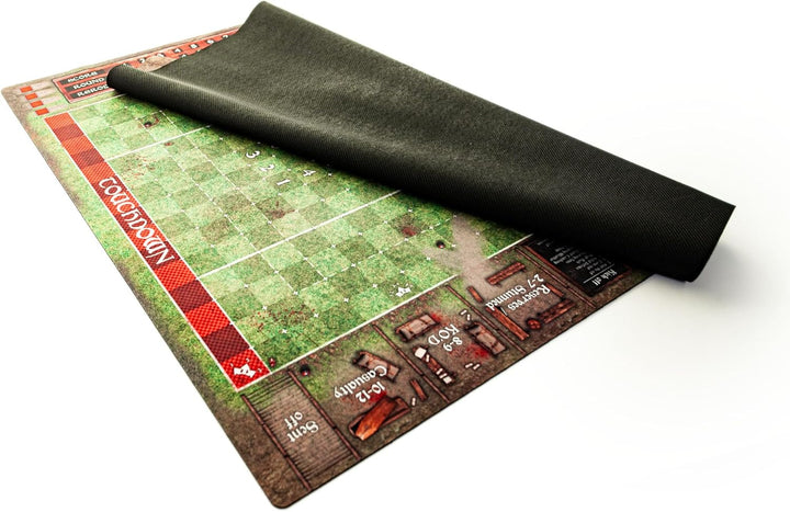 Gummimatte für Blood Bowl / Blood Bowl 7s - Spielfeld 35.5"x27.5" / 90x70 cm