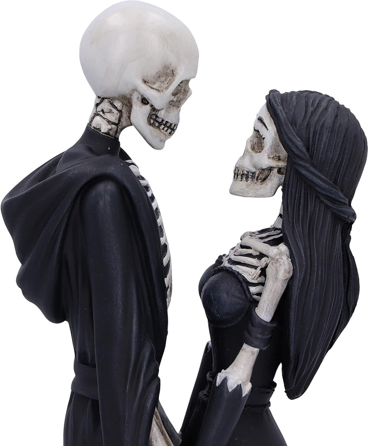 Nemesis Now Eternal Vow 24 cm, Kunstharz, Gothic-Hochzeitsgeschenk, Skelett-Gelübde-Figur, gegossen