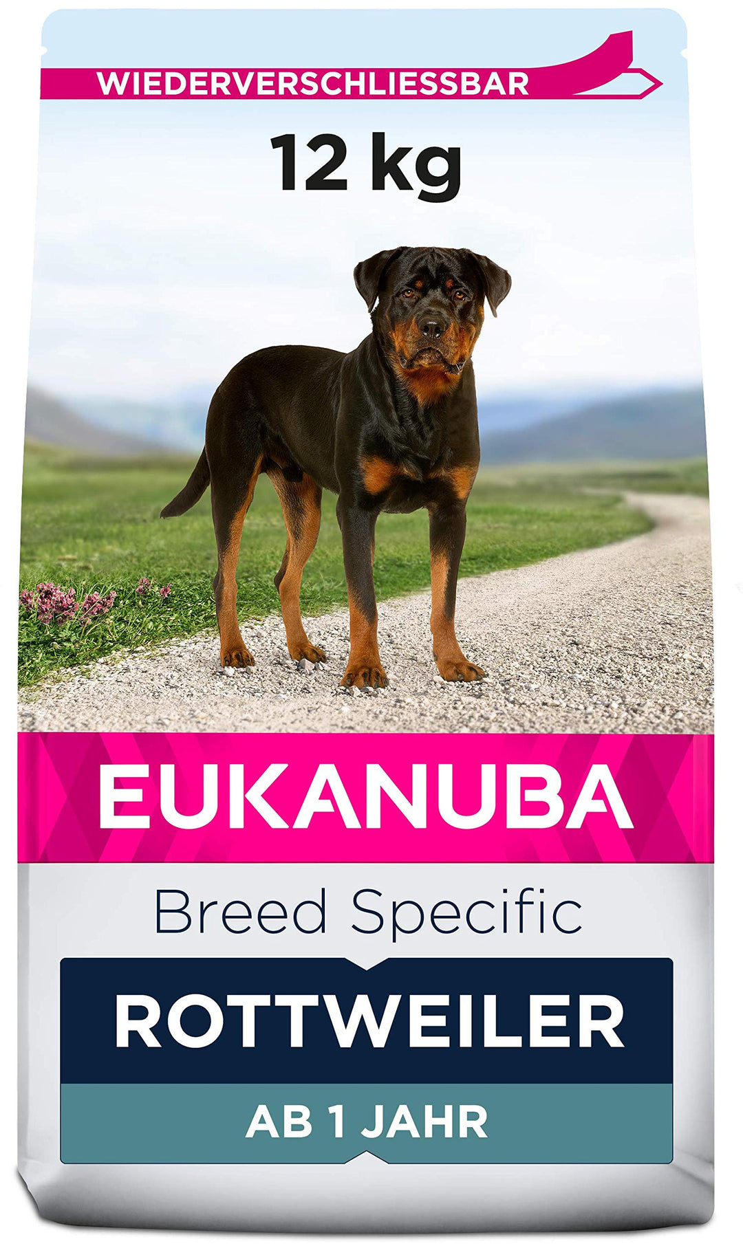 Eukanuba Breed Specific Rottweiler Trockenfutter - optimal auf die Rasse abgestimmtes Premium Hundef