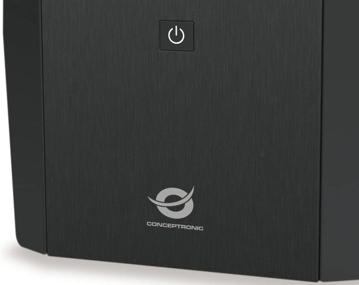 Conceptronic ZEUS03EM 1200VA 720W USV, 3 x IEC socket 2 x Schuko socket 1200 VA / 720 W 3 x IEC sock