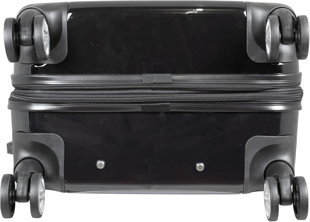 Hartschalen Koffer Trolley mit hochwertigem Motiv Print NY Skyline mit Dehnfalte, Grösse L