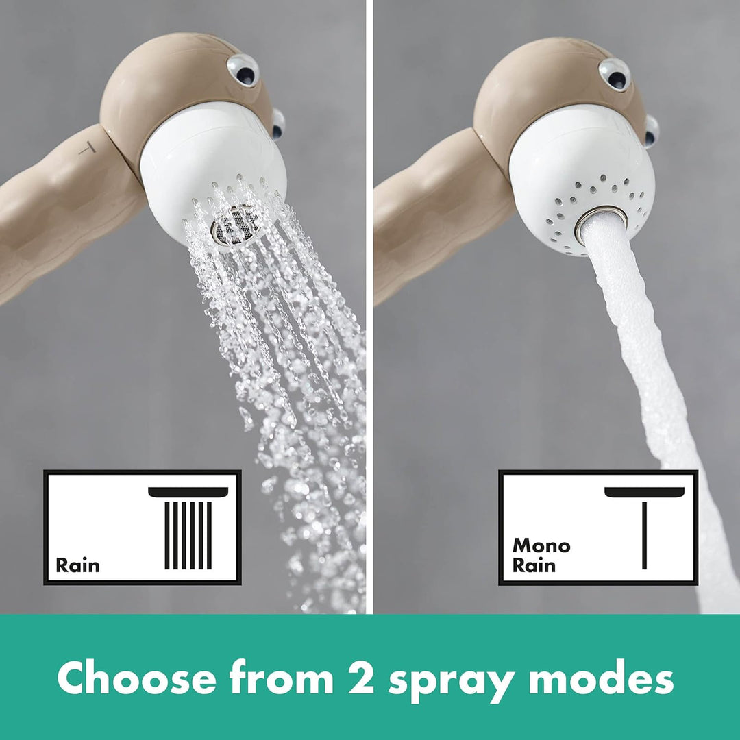 hansgrohe Kinderhandbrause Jocolino, Duschkopf für Kinder, 2 Strahlarten, Taufgeschenke, Geschenke z