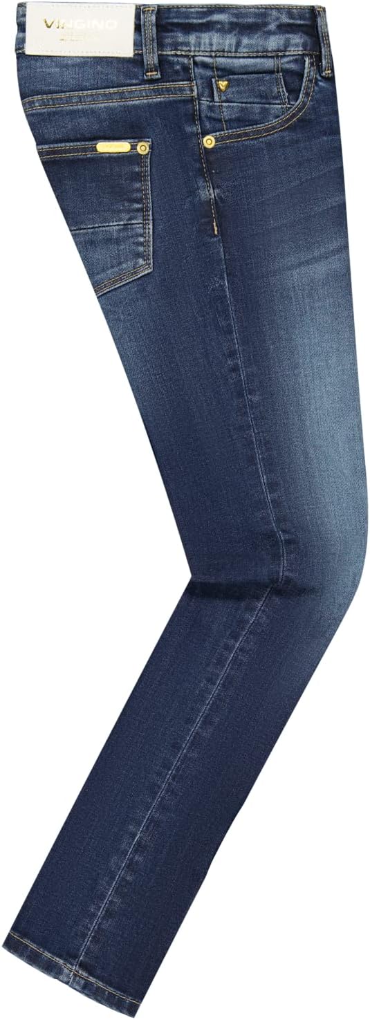 Vingino Mädchen Amia Basic Jeans 7 Jahre Dark Used, 7 Jahre Dark Used
