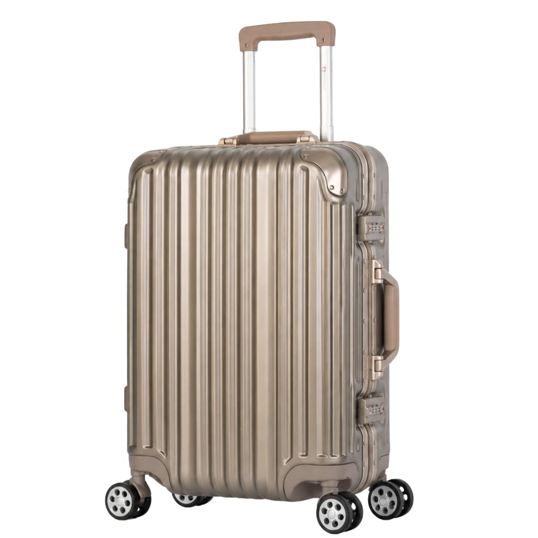 Travelhouse London Boardkoffer 55cm · Aluminium-Rahmen · Polykarbonat Hartschale · 2X TSA Zahlenschl