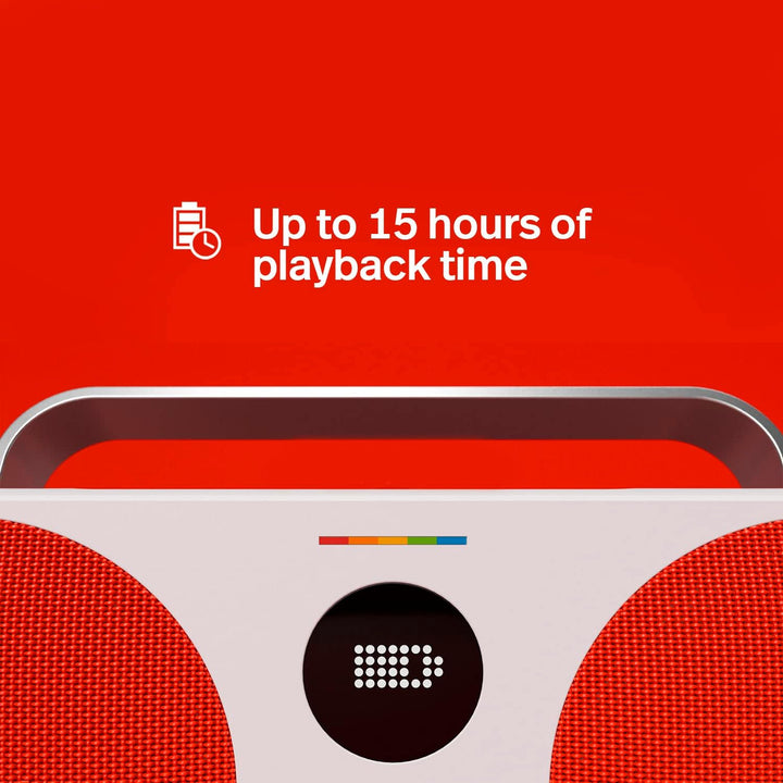 Polaroid P3 Music Player (Black) - Retro-Futuristic Boombox Wireless Bluetooth Speaker Rechargeable