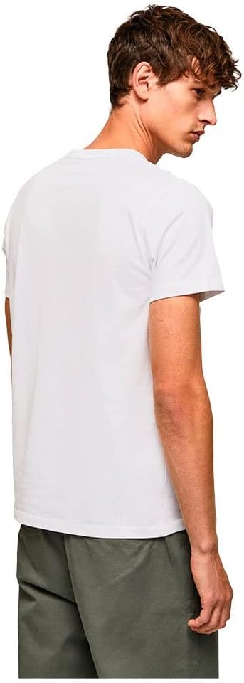 Pepe Jeans Herren Rafa T-Shirt XL White (White), XL White (White)