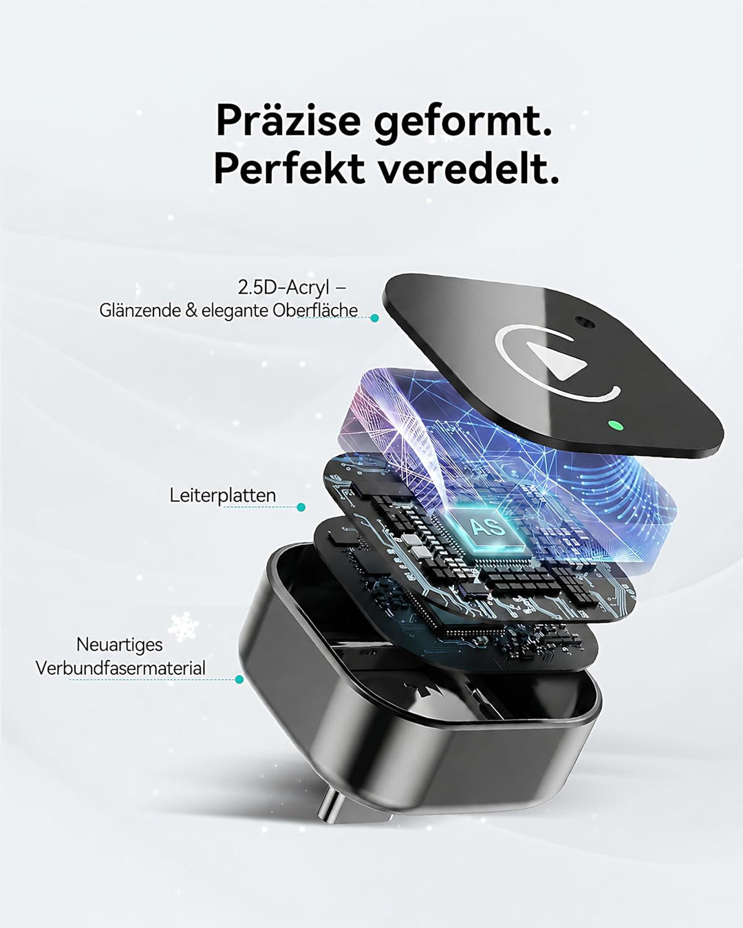 Spedal Android Auto Wireless Adapter USB C, 2-in-1 CarPlay Dongle | Plug &amp; Play, Auto-Reconnect, WiF