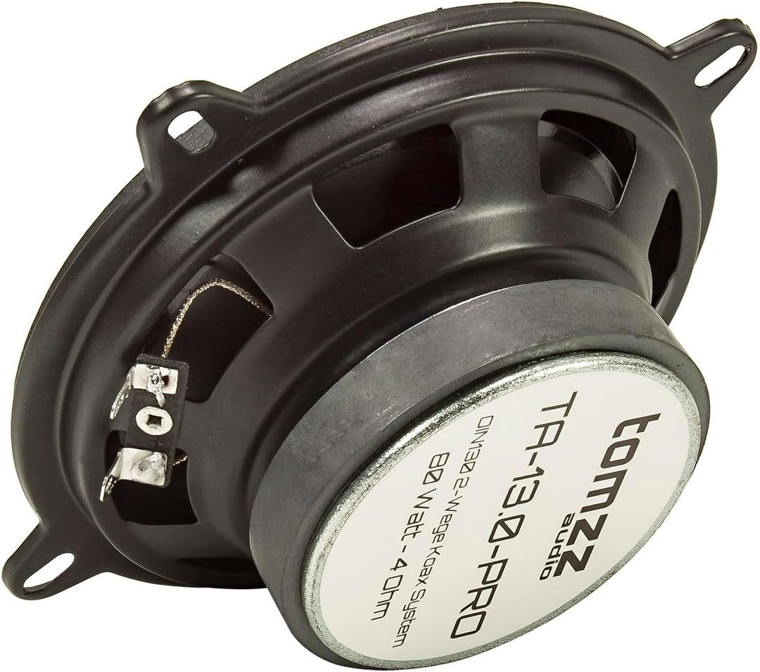 tomzz Audio 4000-997-1 TA 13.0-Pro Koaxial 2-Wege Lautsprecher Set 130mm 50 Watt Lautsprecher Satz
