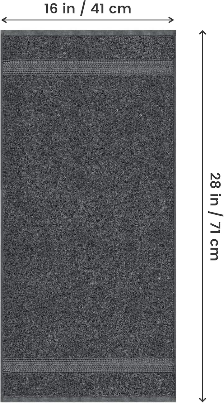 Utopia Towels - Handtücher Set aus Baumwolle - 100% Baumwolle ultraweich und sehr saugfähig, 41x71 c